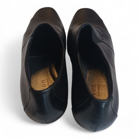 Aravon by New Balance Black Leather Comfort Shoes – Size 10.5B Orthotic Friendly - Picture 5 of 16